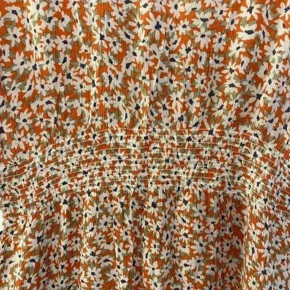 PATRONS of Peace Orange Floral Dress - Picture 4 of 5